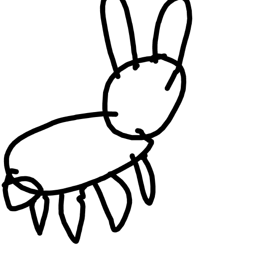 Rabbit drawing by Betsy