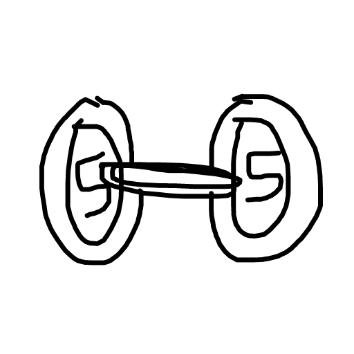 Dumbbell drawing by sure-mega-pride