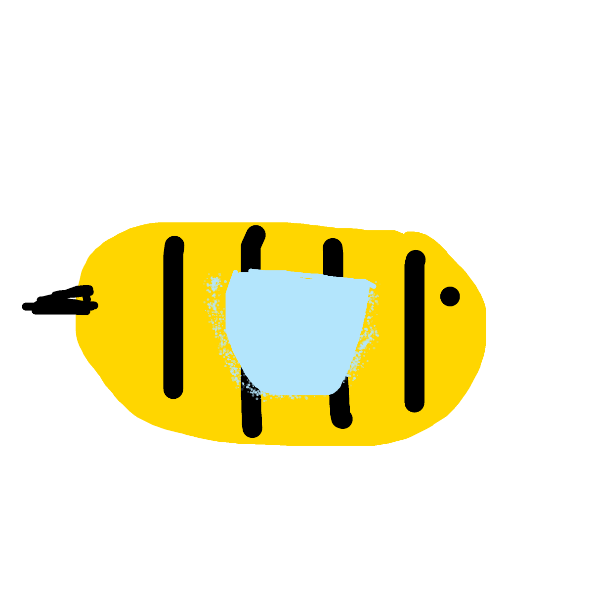 Bee drawing by tirza