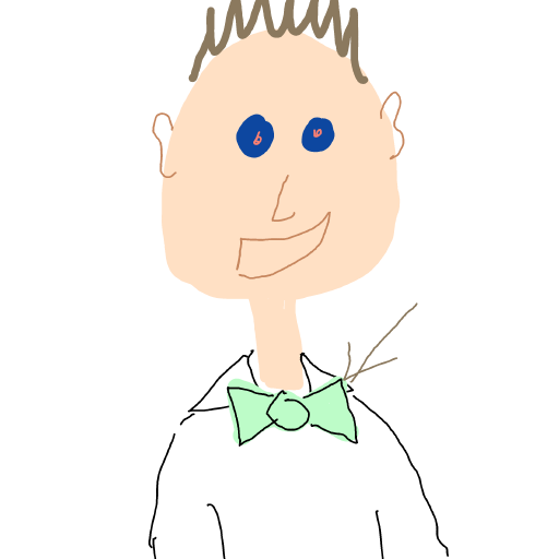 Bowtie drawing by omega-coral-shape