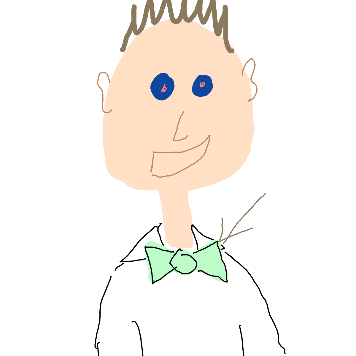 Bowtie drawing by omega-coral-shape