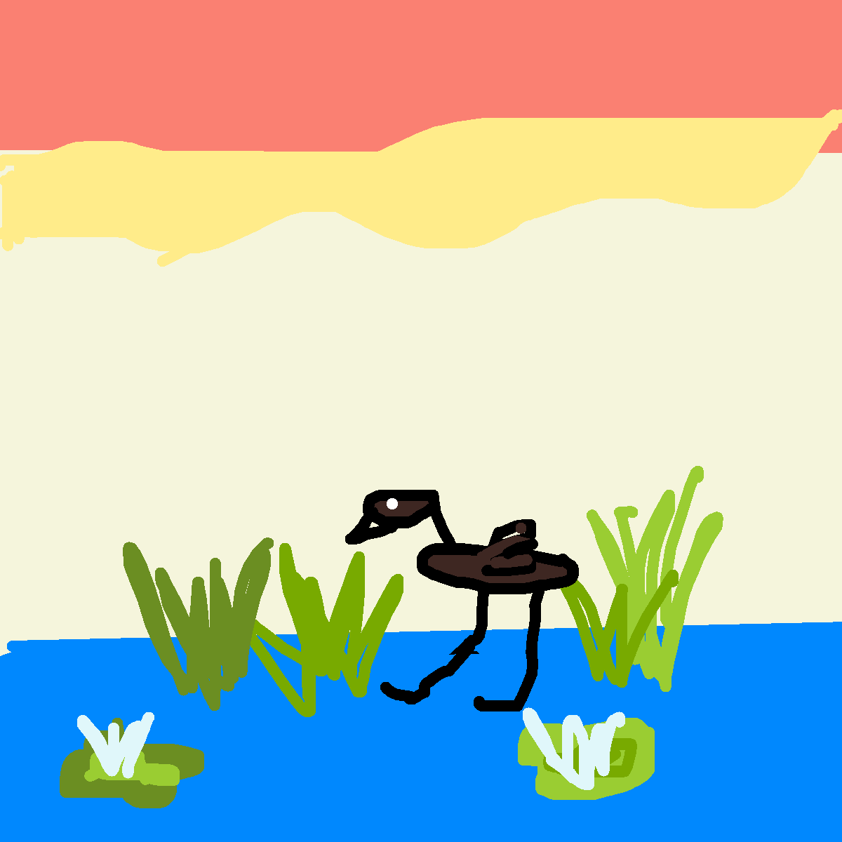 Crane drawing by color-olive-web