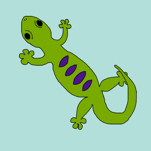 Gecko drawing by krissywissy