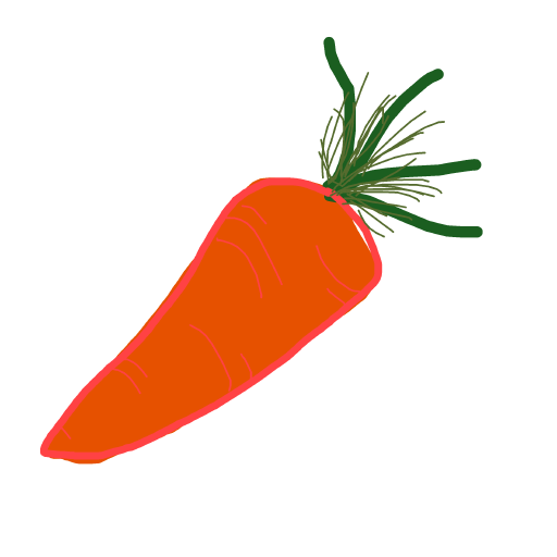 Carrot drawing by spleenonlean