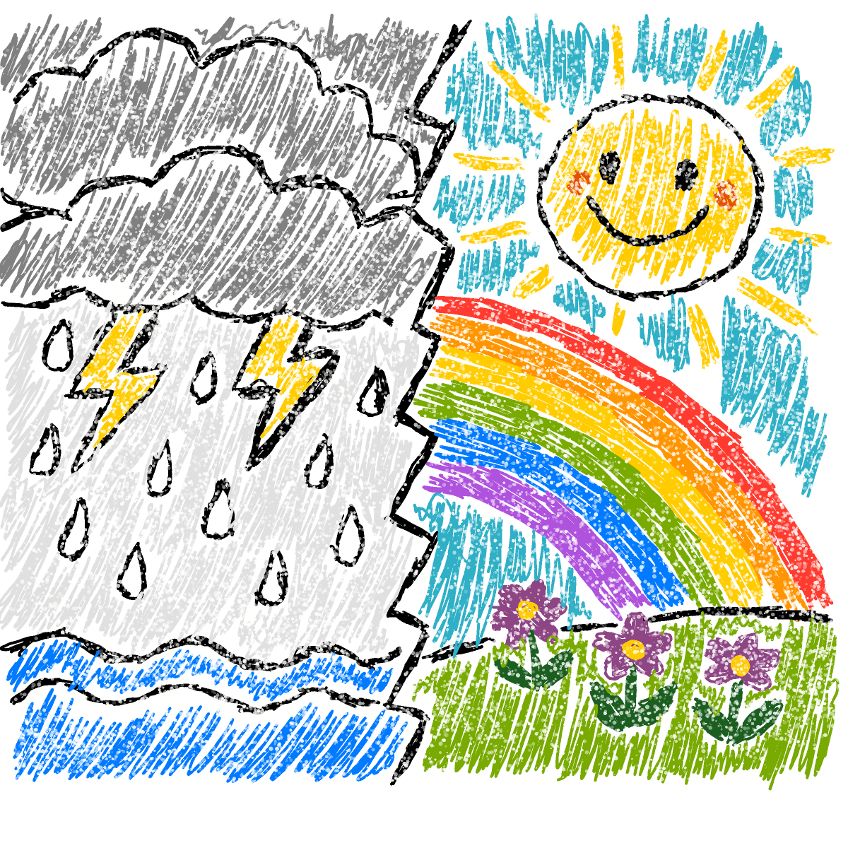 Weather drawing by Guardianoflives