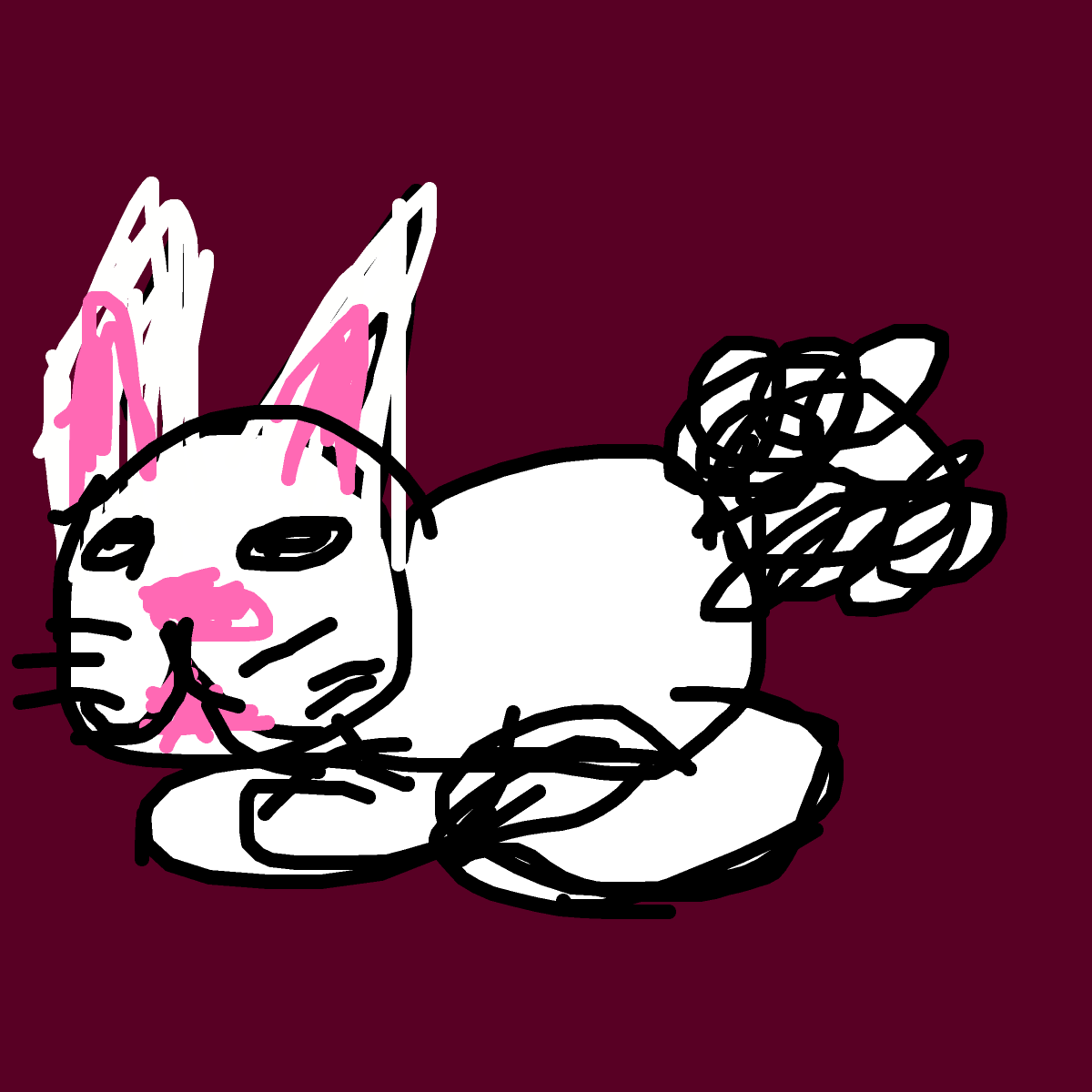 Bunny drawing by babitheartist