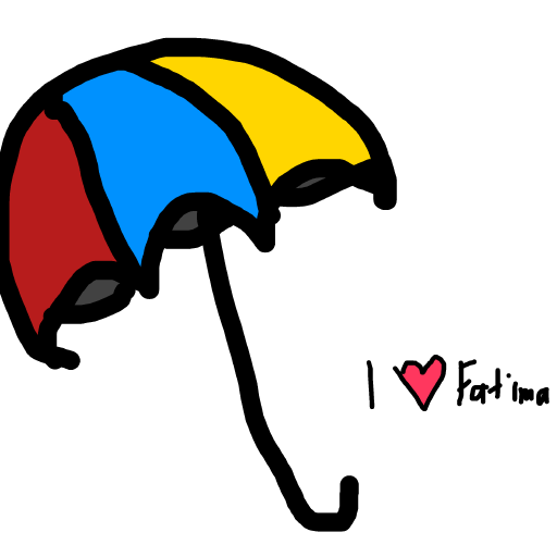 Umbrella drawing by tromb