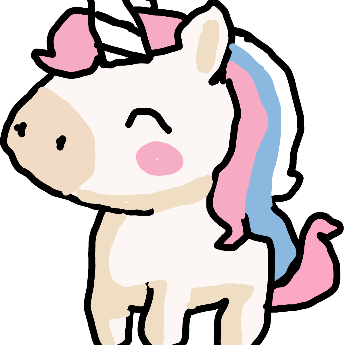 Unicorn drawing by Guardianoflives