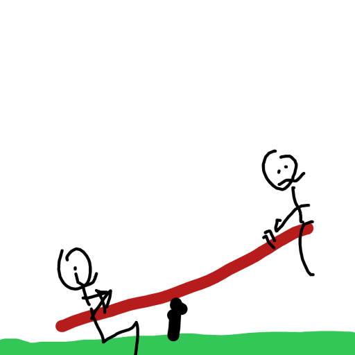 Seesaw drawing by mega-light-crown