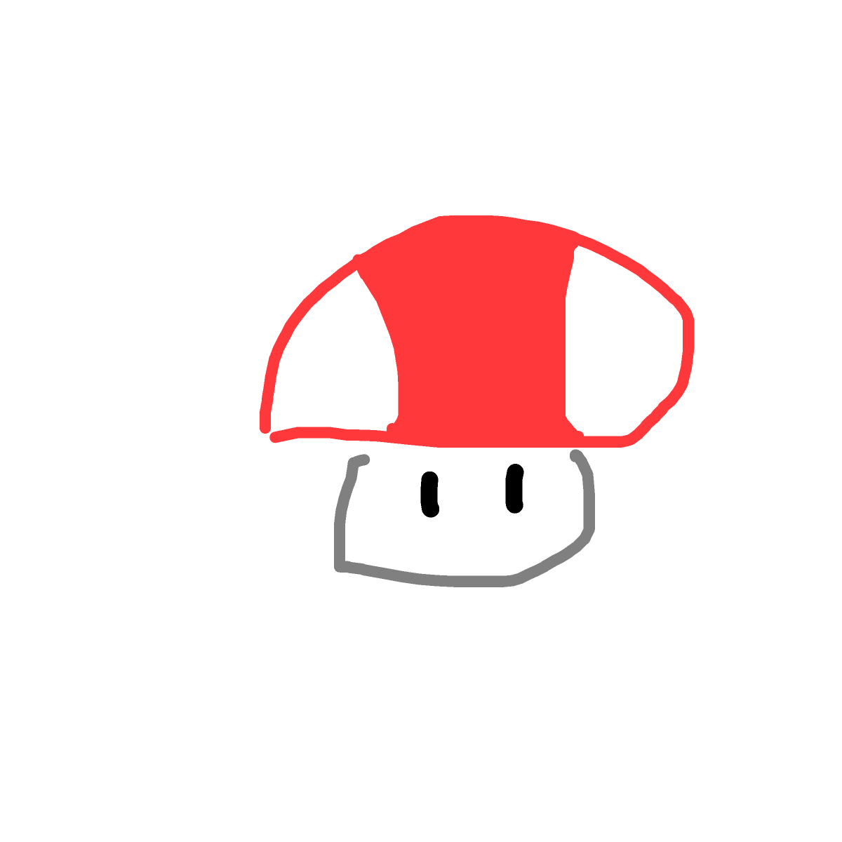 Mushroom drawing by hatben