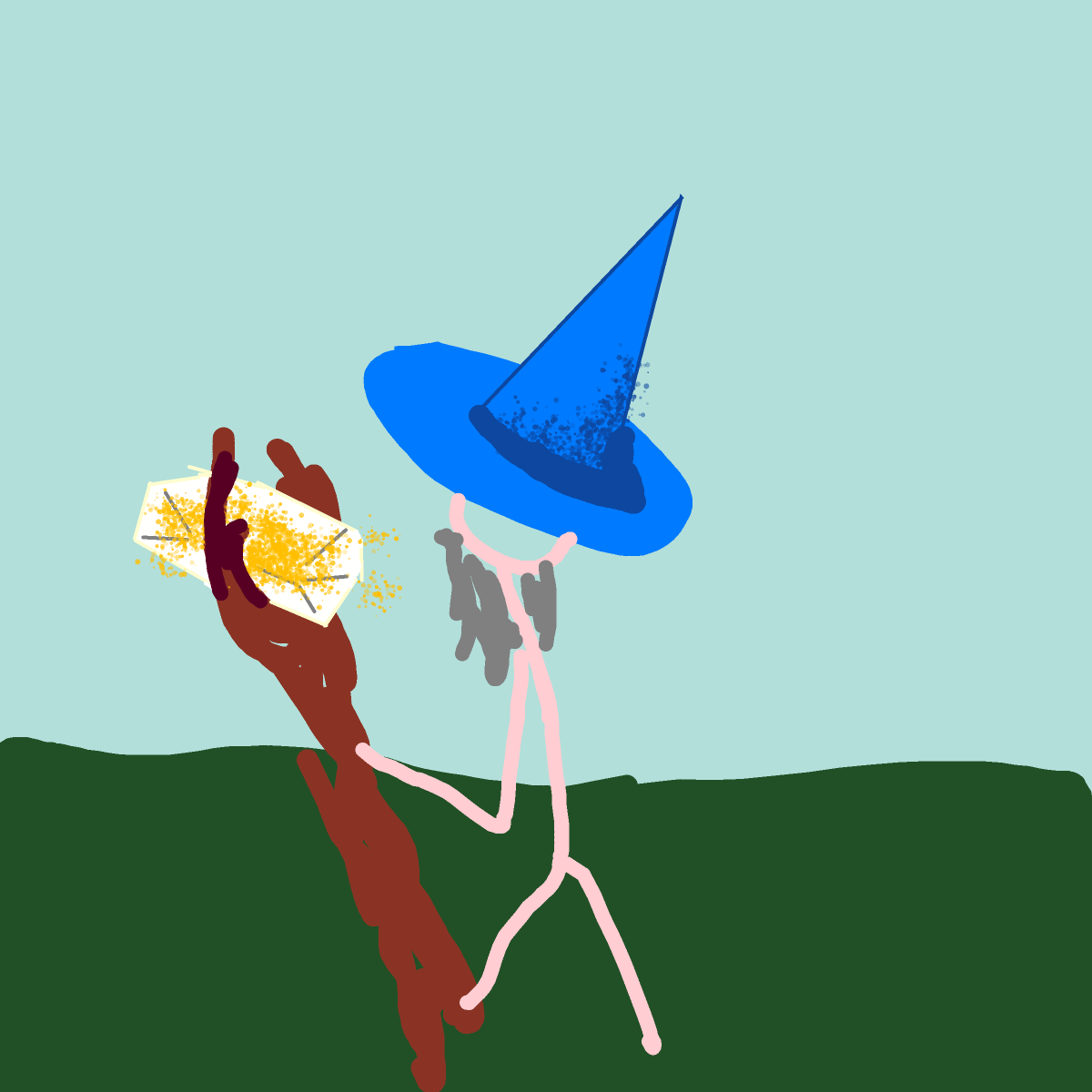 Wizard drawing by mjolnirbear