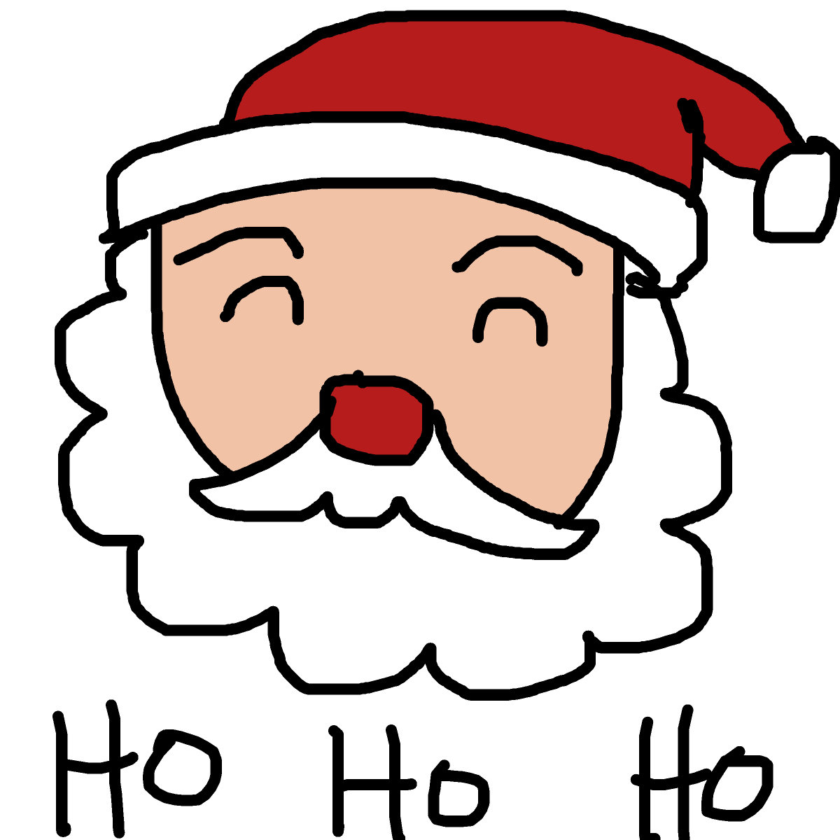 Santa drawing by mikestam195