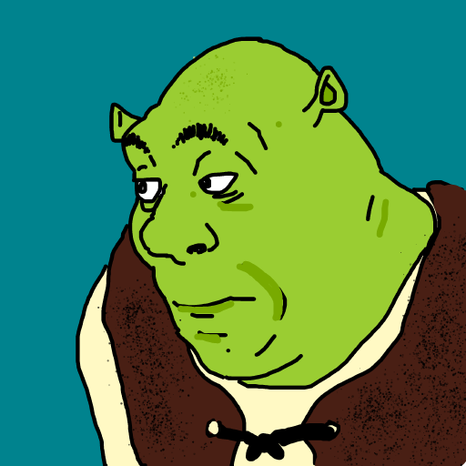 Shrek drawing by knoxy