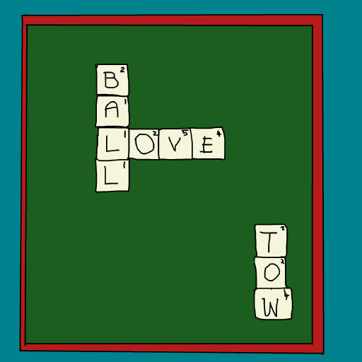 Scrabble drawing by krissywissy