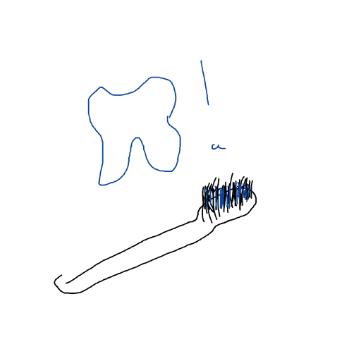 Toothbrush drawing by aqua-clear-camp