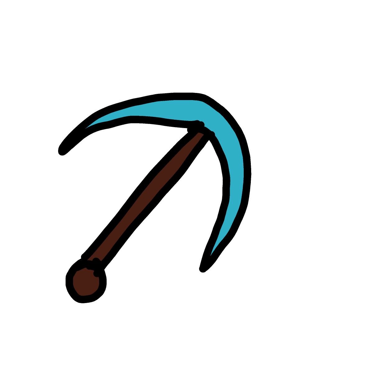 Pickaxe drawing by sonic-bold-major