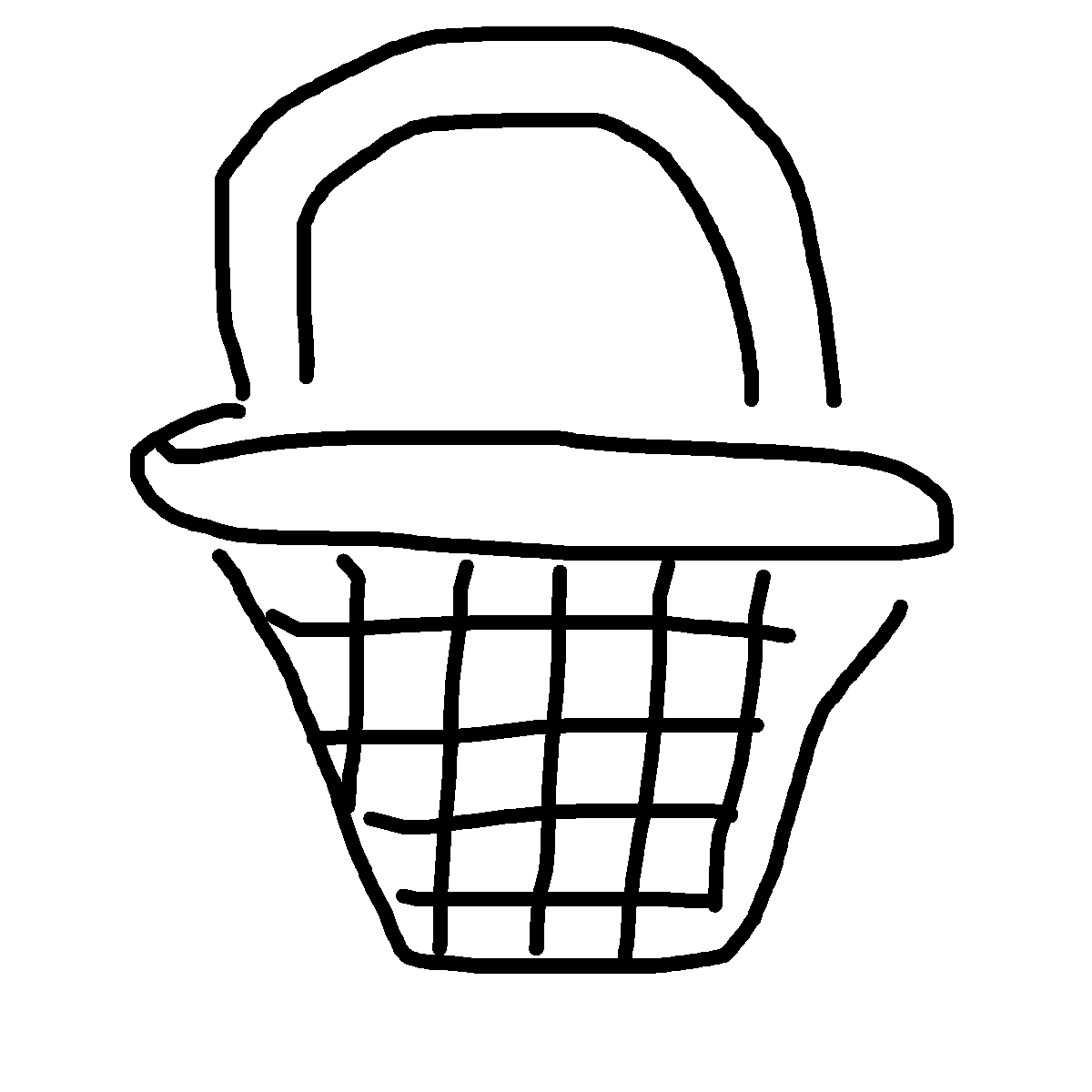 Basket drawing by mikestam195
