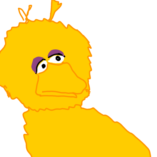 Big Bird drawing by Guardianoflives