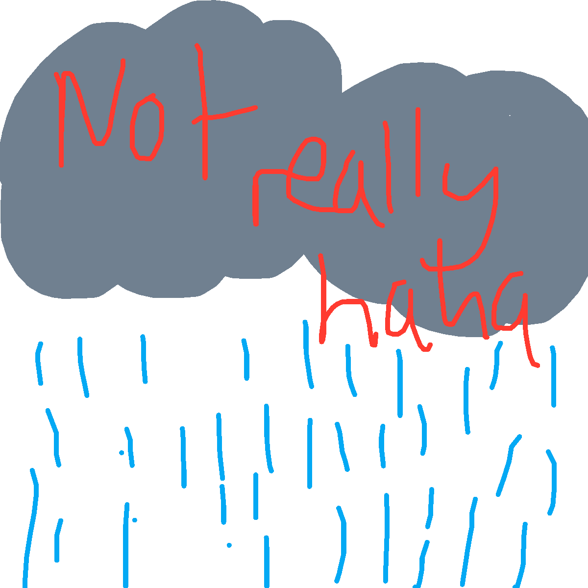 Rain drawing by mikestam195
