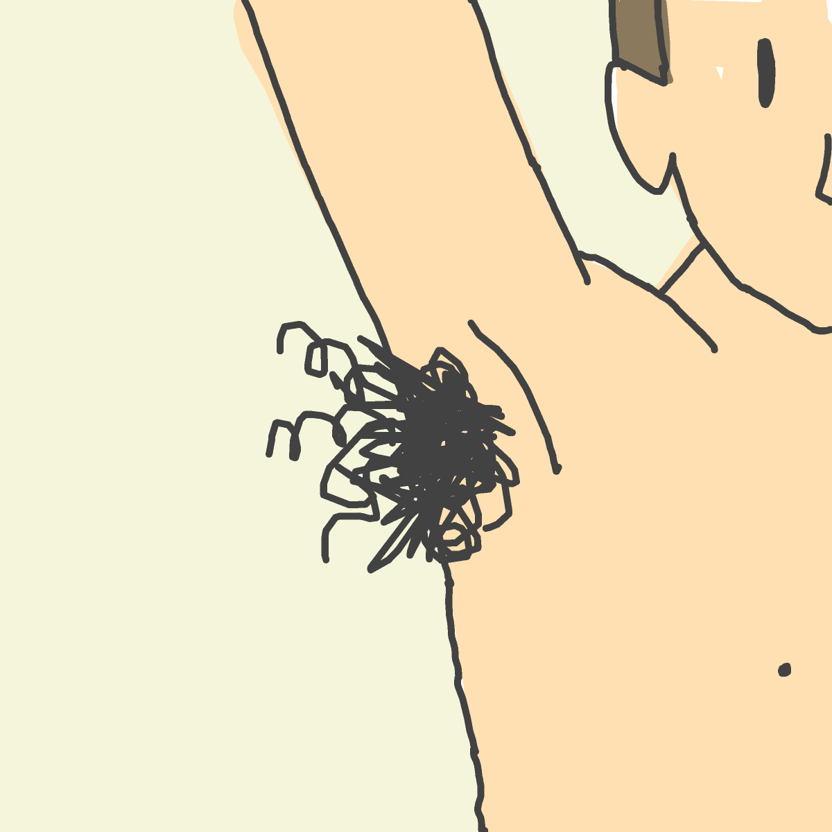 Hair drawing by larry