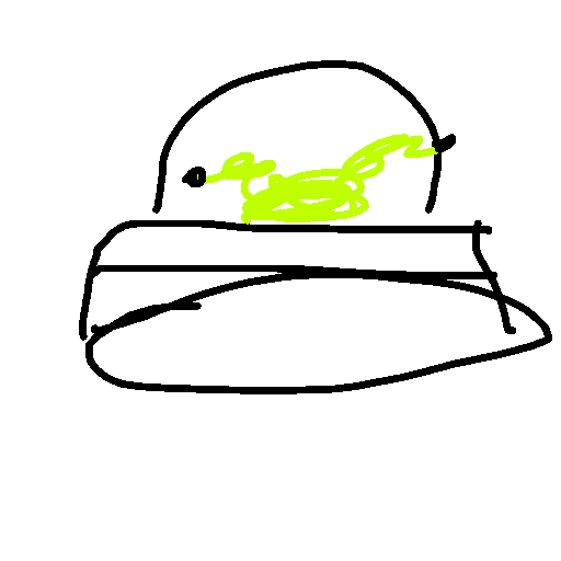 UFO drawing by macaronimiles