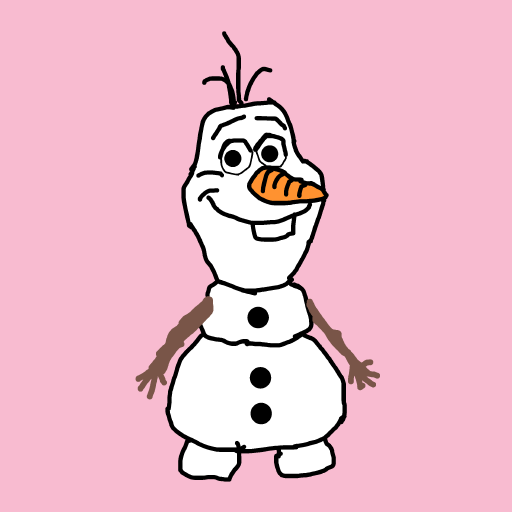 Olaf drawing by dan