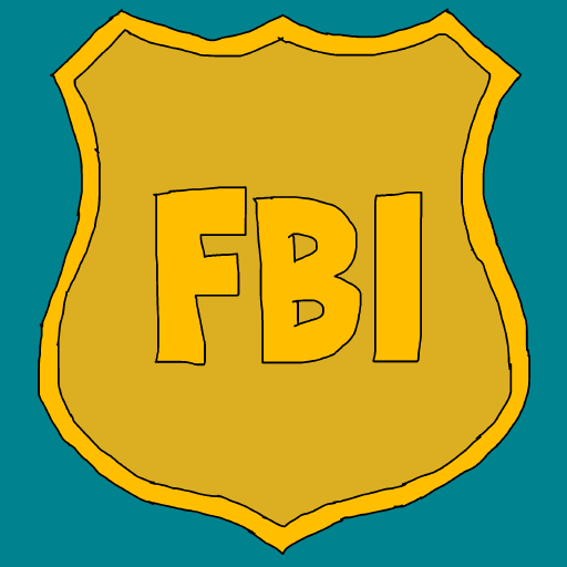 FBI Badge drawing by krissywissy