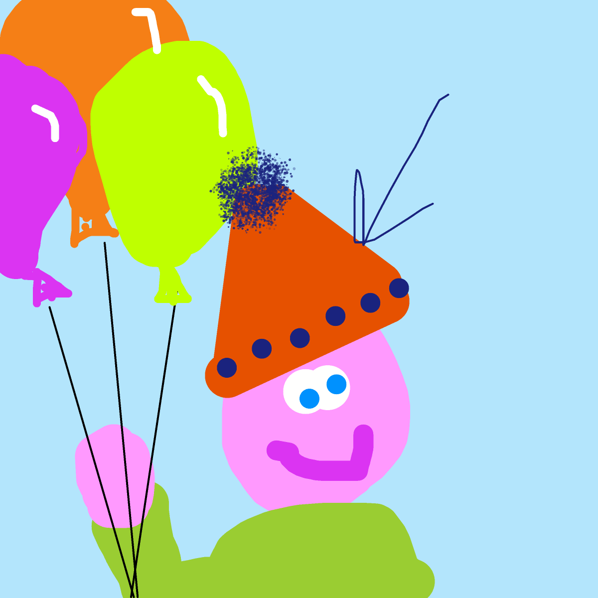 Party Hat drawing by nice-draw-designer