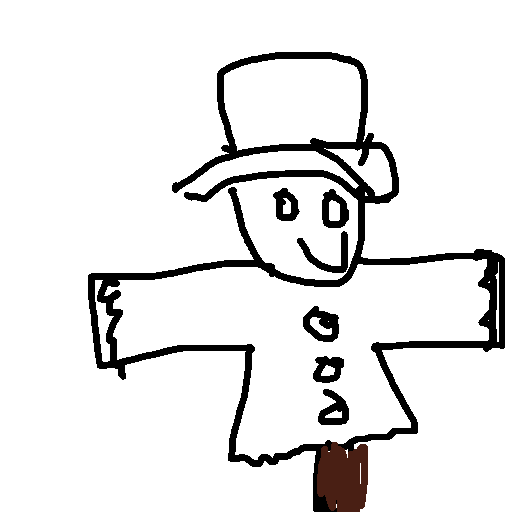 Scarecrow drawing by fire-quick-wheel