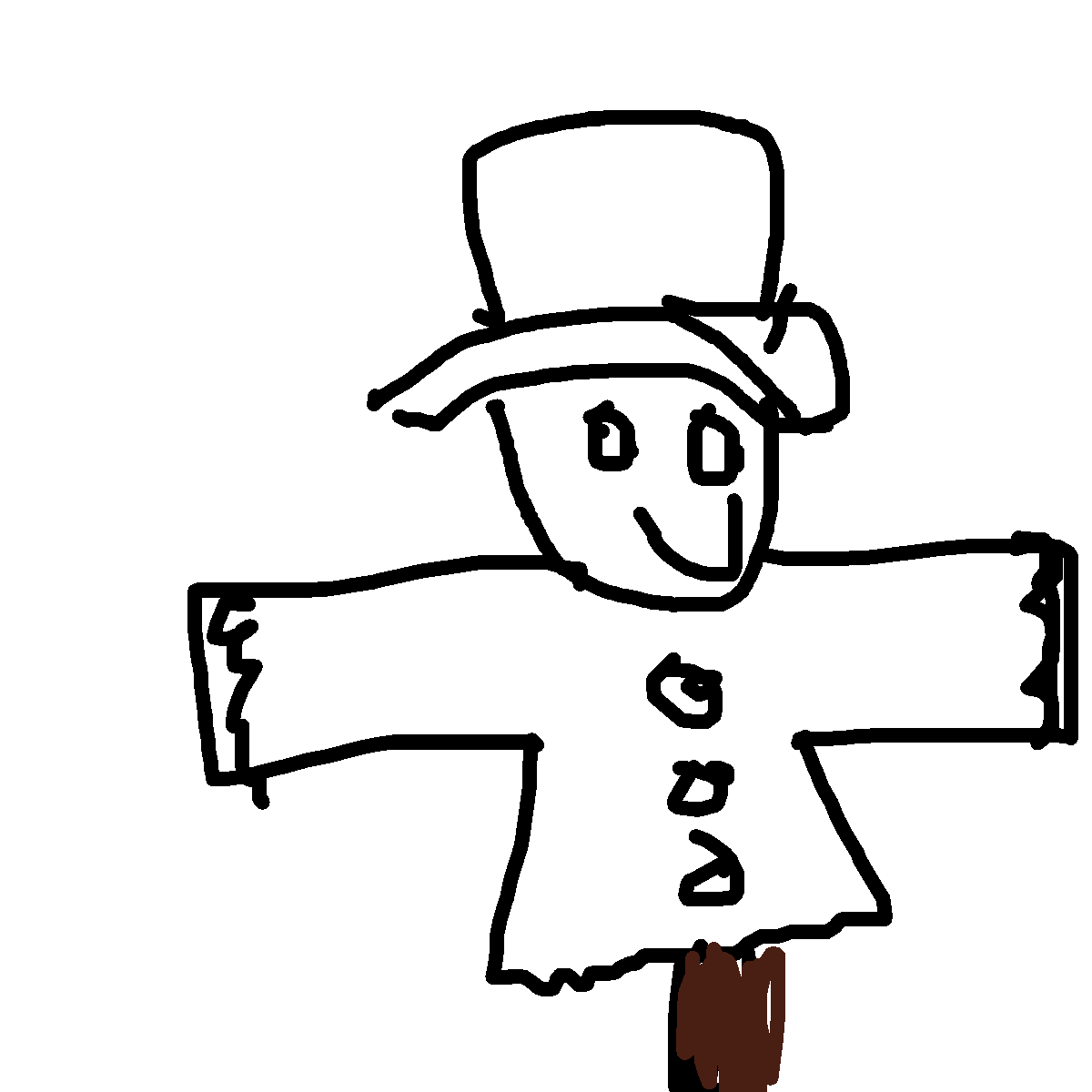 Scarecrow drawing by fire-quick-wheel