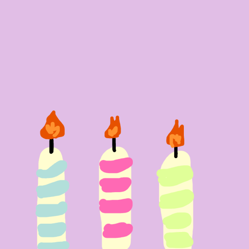 Candles drawing by knoxy