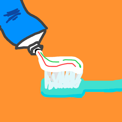Toothpaste drawing by knoxy