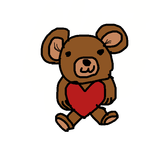 Teddy Bear drawing by panda girl