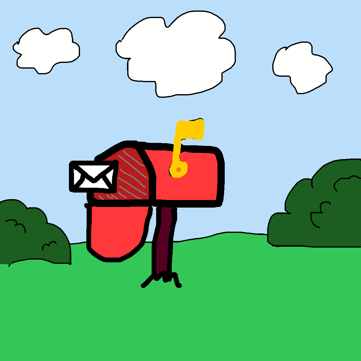 Mailbox drawing by kyle