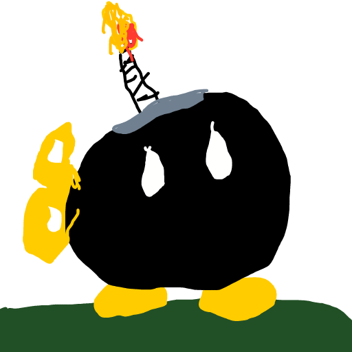 Bob-omb drawing by last-dark-might