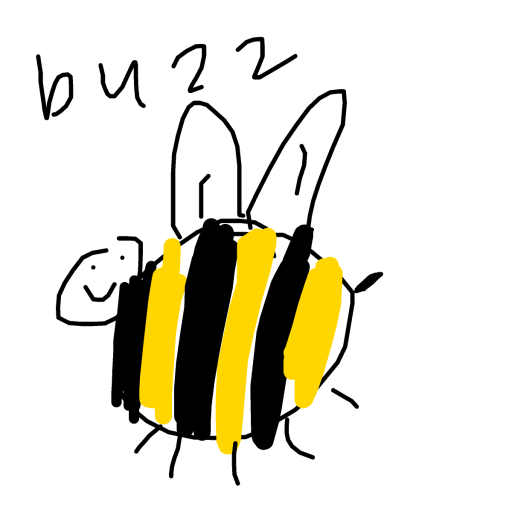 Bumblebee drawing by tittychakras