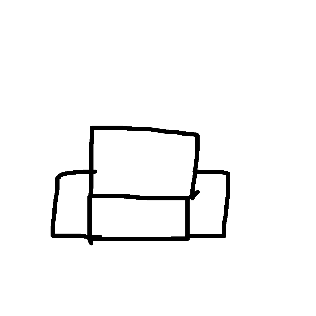 Sofa drawing by ebony-berry-doodler