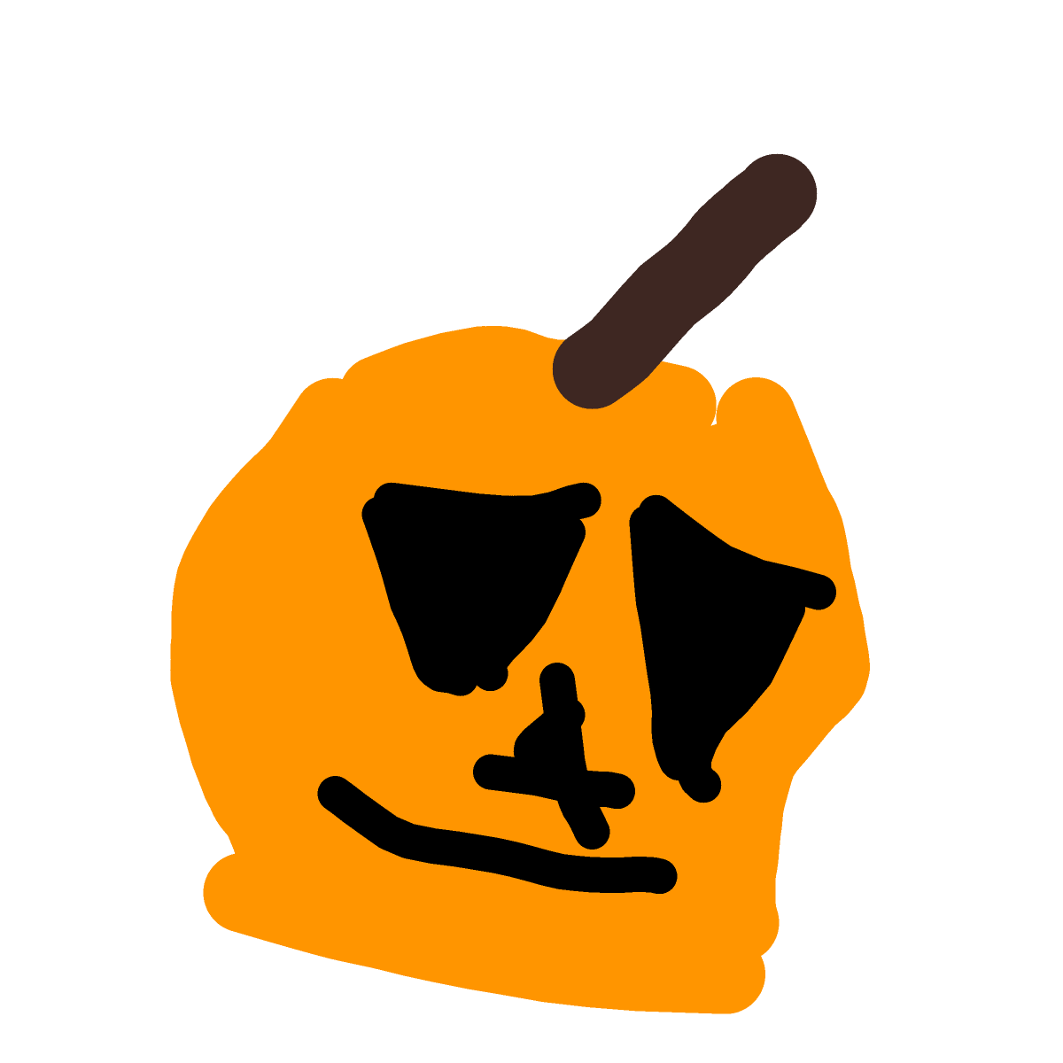 Pumpkin drawing by pearl-warm-king