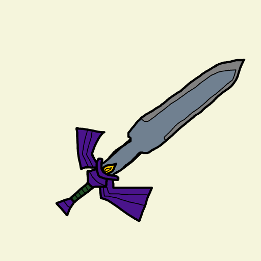 Master Sword drawing by theduchess
