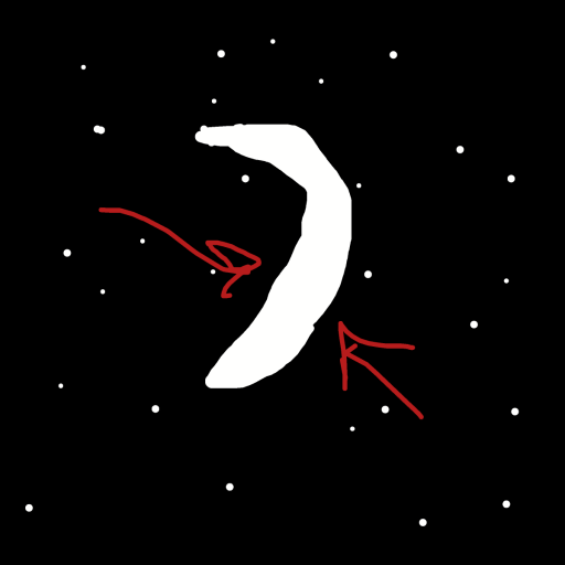Moon drawing by tee