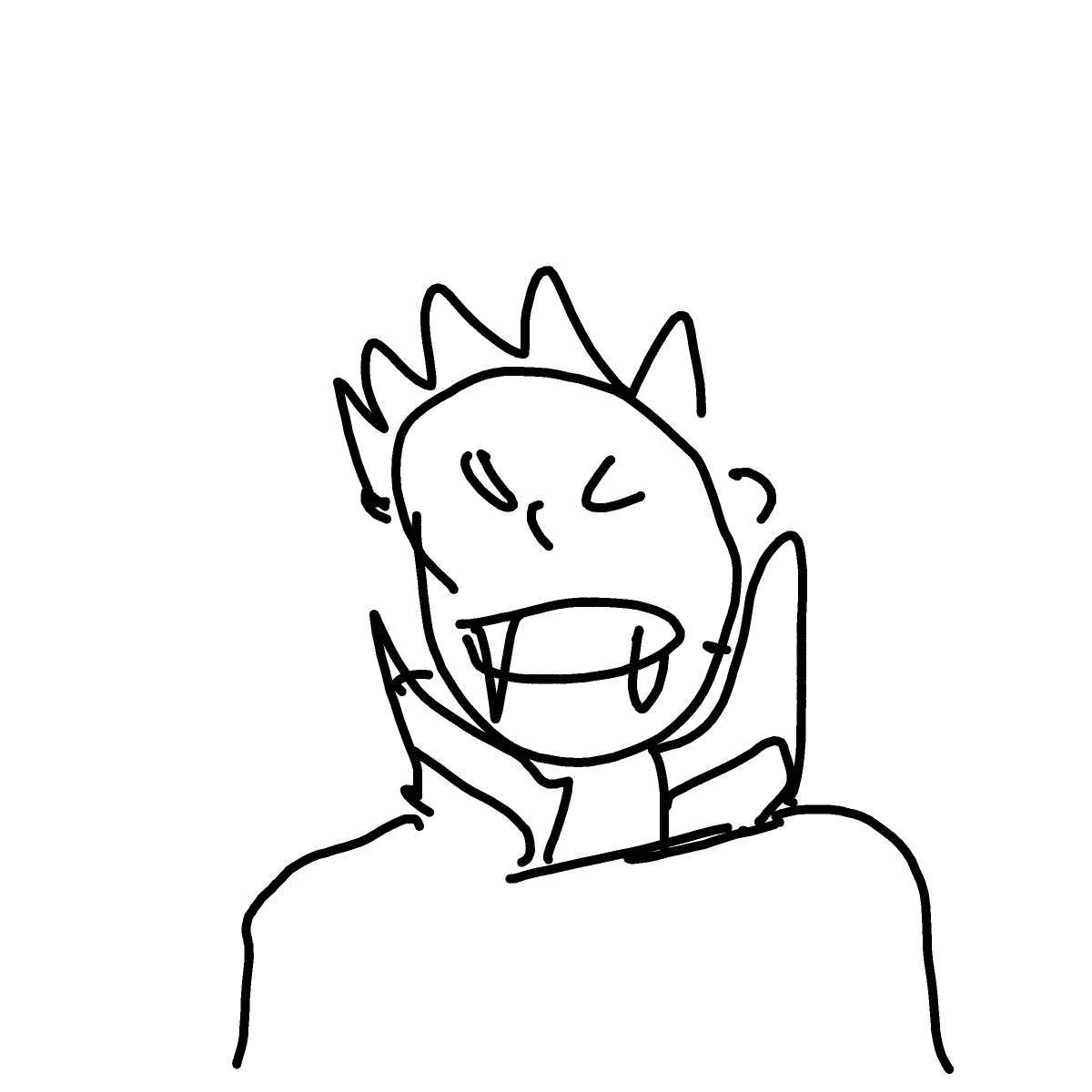 Vampire drawing by Shew
