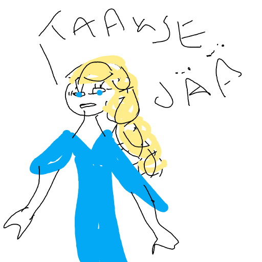 Elsa drawing by motko