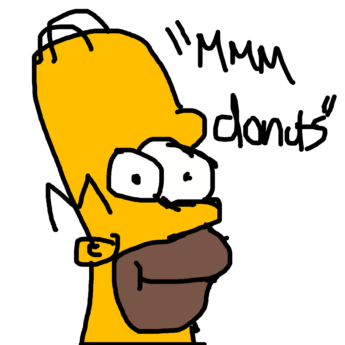 Homer drawing by mikestam195