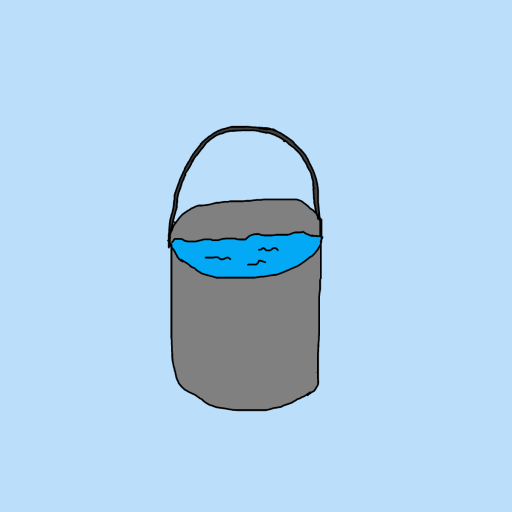 Bucket drawing by krissywissy