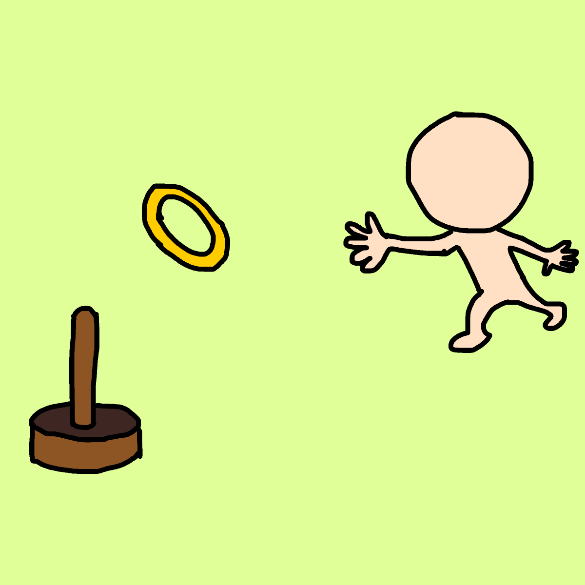 Ring Toss drawing by monthra