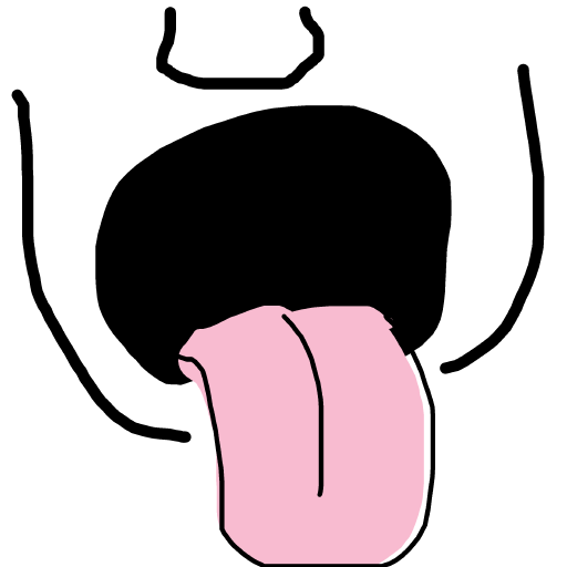 Tongue drawing by drewbenruben