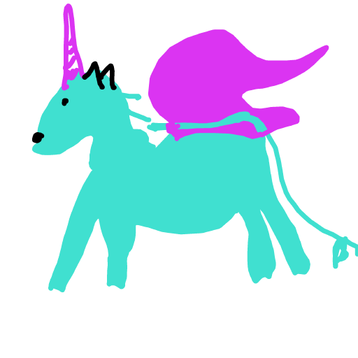 Unicorn drawing by sun-rose-drive