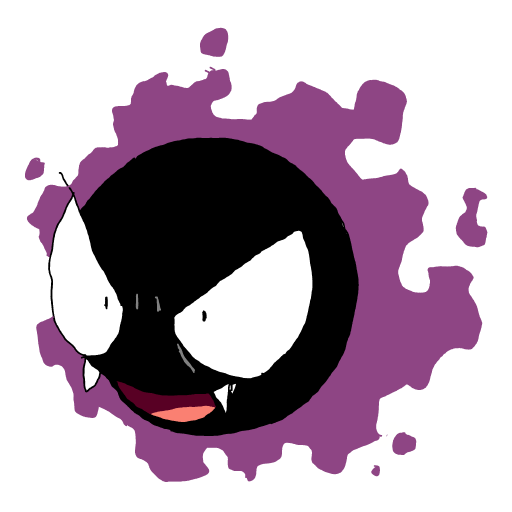 Gastly drawing by Guardianoflives