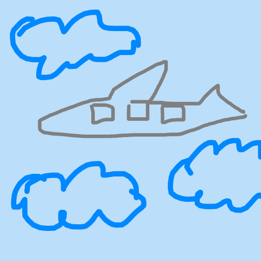 Airplane drawing by matea