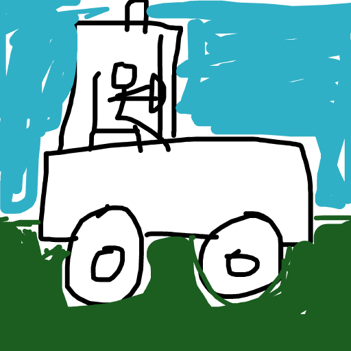 Tractor drawing by charlzerdu13